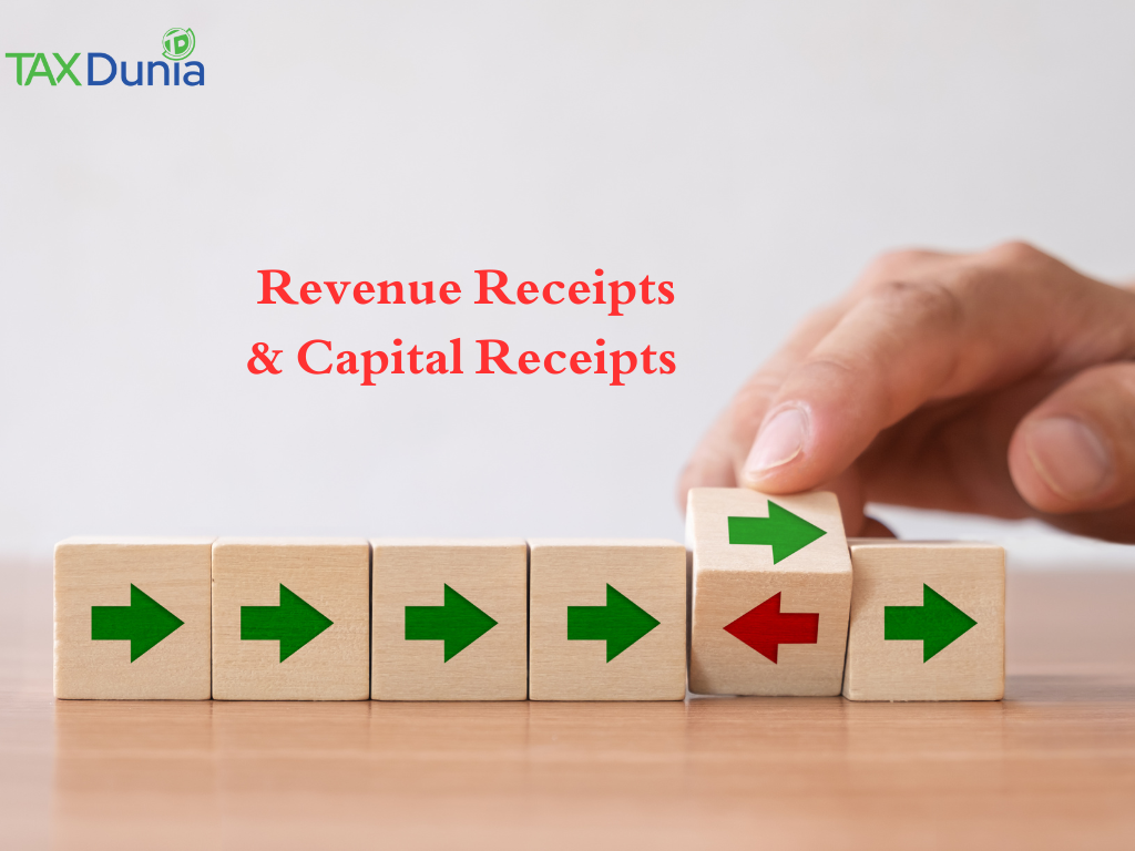 revenue receipts and capital receipts